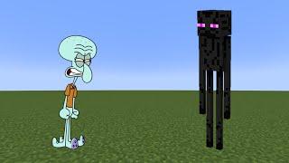 Don't stare at that Enderman Mr. Squidward