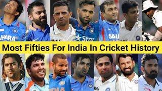 Most Fifties For India In Cricket History  Top 25 Batsman  #shorts #viratkohli #msdhoni
