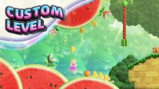 Super Mario Bros. Wonder Custom Level - "Melon Meltdown"