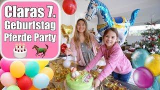 Claras Geburtstagsparty  Strahlende Augen & Geschenke auspacken | Pferde Torte machen | Mamiseelen