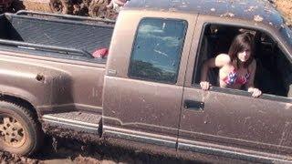 EVEN HOTTIES GET STUCK IN THE MUD!