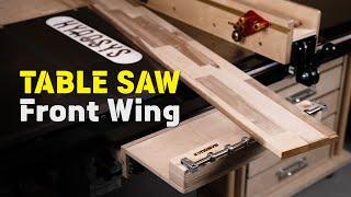 Table Saw Front Wing / SharpMax / DIY