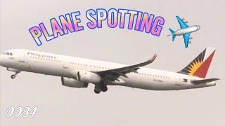 PLANE SPOTTING 0084 ​⁠@mhitamacabidangvlog  #airplanetaxi #takingoff