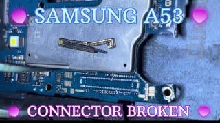 Samsung a53 display connector replacement easy way#samsunga535g #repairmobile