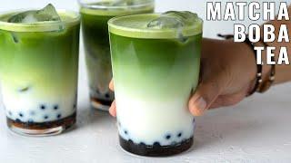 Matcha Boba Tea Recipe | Easy Bubble Tea At Home