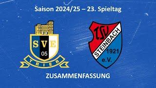 SVE-TV: Eintracht Trier vs. TSV Steinbach-Haiger - Highlights (22. Spieltag Saison 24/25)