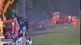 Imola 1989 Gerard Berger Crash LIVE!