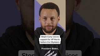 Steph Curry voices support for VP Harris before Olympics