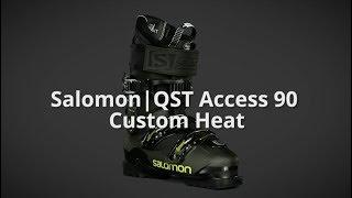 2019 Salomon QST Access 90 Custom Heat Mens Boot Overview by SkisDotCom