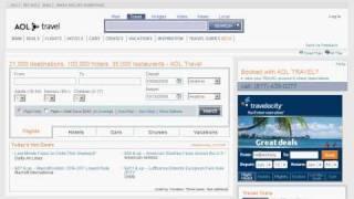 Travelocity interactive travel booking Ad