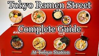 Amazing Ramen Noodles Tour at Tokyo Ramen street in Tokyo Station! [Complete Guide]