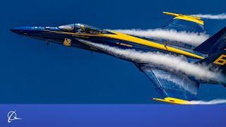 U.S. Navy Blue Angels Train with Boeing