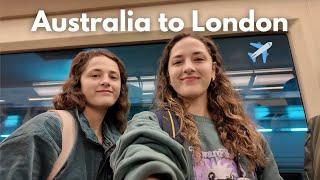 FLYING 25 HOURS TO LONDON *travel day vlog