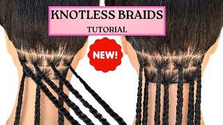  HOW TO DO KNOTLESS BRAIDS | BEGINNER FRIENDLY | VERY DETAILED /  Protective Style / Tupo1