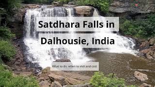 Satdhara Falls, Dalhousie Guide - What to do, When to visit, How to reach, Cost  Tripspell