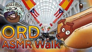 The Ultimate ASMR Airport Walk - Chicago O'Hare (ORD) Walking Tour - No Music No Interruptions!