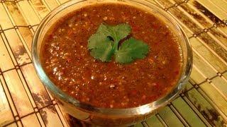 Salsa Roja  de tomatillo y chiles de arbol  receta