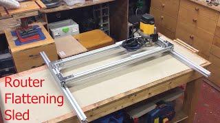 Router Flattening Sled Assembly & Construction