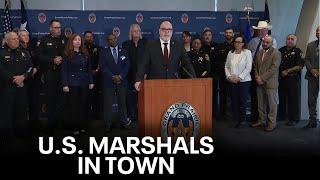 U.S. Marshals deputy director meets with North Texas law enforcement to discuss violent crime reduct