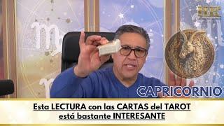 CAPRICORNIO; Esta LECTURA con las CARTAS del TAROT está bastante INTERESANTE