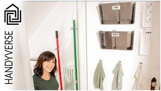 DIY Door Organization - Make Use of the Space You Have!