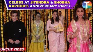 Jitendra-Shobha Kapoor 50th marriage anniversary bash LIVE: Sonali Bendre, Anita Hassanandani arrive