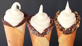 Homemade Soft Serve Ice Cream (No Machine) - Gemma's Bigger Bolder Baking Ep  128