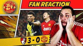 RANT  Ten Hag Shambles! Man Utd 0-3 Bournemouth GOALS United Fan REACTS