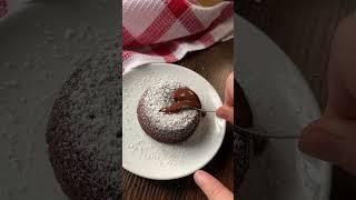 Ricetta del  TORTINO DAL CUORE CALDO con la NUTELLA cotto in FRIGGITRICE AD ARIA