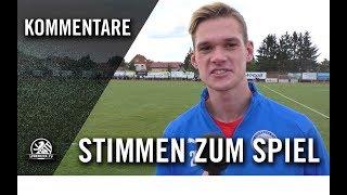 Die Stimmen zum Spiel | BSV Eintracht Mahlsdorf - SV Tasmania Berlin (2. Runde, Pokal)