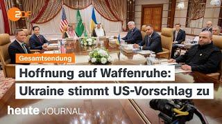 heute journal vom 11.03.2025 Ukraine-Verhandlungen, Finanzpaket, Zukunft der Bundeswehr