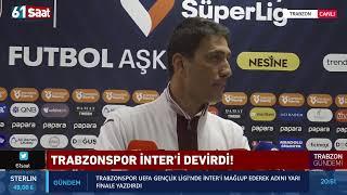 TRABZONSPOR İNTER'İ DEVİRDİ! YARI FİNALDEYİZ