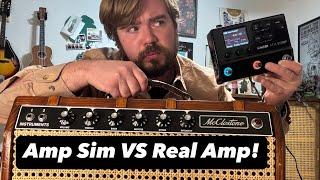 Line 6 HX Stomp and Real Amp Comparison (Fender Princeton Emulation versus Real Fender Princeton)