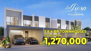 La Rosa by Villanova | 3 & 4 BR Townhouses | Starts from AED 1.27m