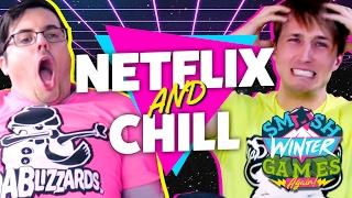 NETFLIX AND CHILL 80'S EDITION (Smosh Winter Games)