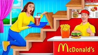 J'ai ouvert un McDonald's dans ma Maison | Situations Amusantes par Multi DO Challenge