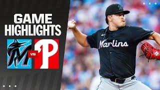 Marlins vs. Phillies Game Highlights (8/13/24) | MLB Highlights