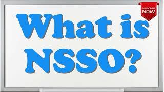 What is the full form of NSSO?