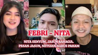 NITA SENYUM, JASUN BAHAGIA. NETIZEN HARUS PAMAH. NO BAPER BAPER #febrianiqbal #febri