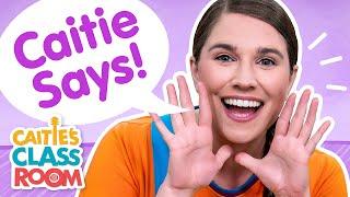 Caitie Says | Fun Song Game For Kids! | Simon Says | Super Simple Play