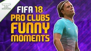 INCREDIBLE LONG PASSING! - FIFA 18 Pro Clubs Funny Moments! (FIFA 18 Gameplay Funny Moments)