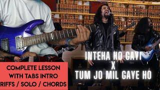 Inteha Ho Gayi X Tum Jo Mil Gaye Ho | Guitar Lesson | Cover by PARASHARA | | Rock Version