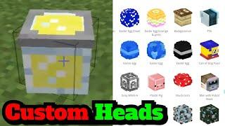 How to Make Custom Heads In Minecraft! | Minecraft