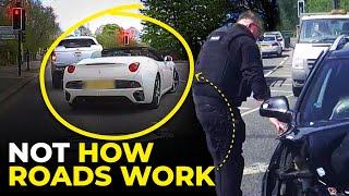 Careless driver crashes into POLICE car | Durham's worst drivers caught on dashcam