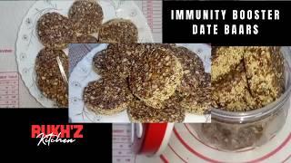 Sugar Free immunity booster Dates and Dry fruit roll by Rukh'Z Kitchen | date baars | Rukh'Z Kitchen