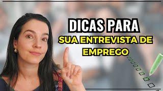 NÃO ERRE MAIS NAS ENTREVISTAS DE EMPREGO: Dicas rápidas para conferir antes da entrevista
