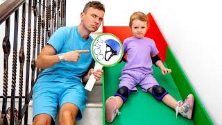 Safety Rules for Kids on the Stair Slide