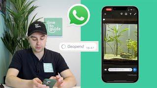 Eenmalige foto of video sturen op WhatsApp