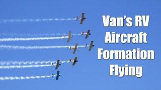 Van's RV Formation Flying - Corsicana Airshow