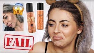 FAIL! TESTING GLOW REVOLUTION SPRAY (ICONIC LONDON DUPE!?) FIRST IMPRESSIONS + WEAR TEST!